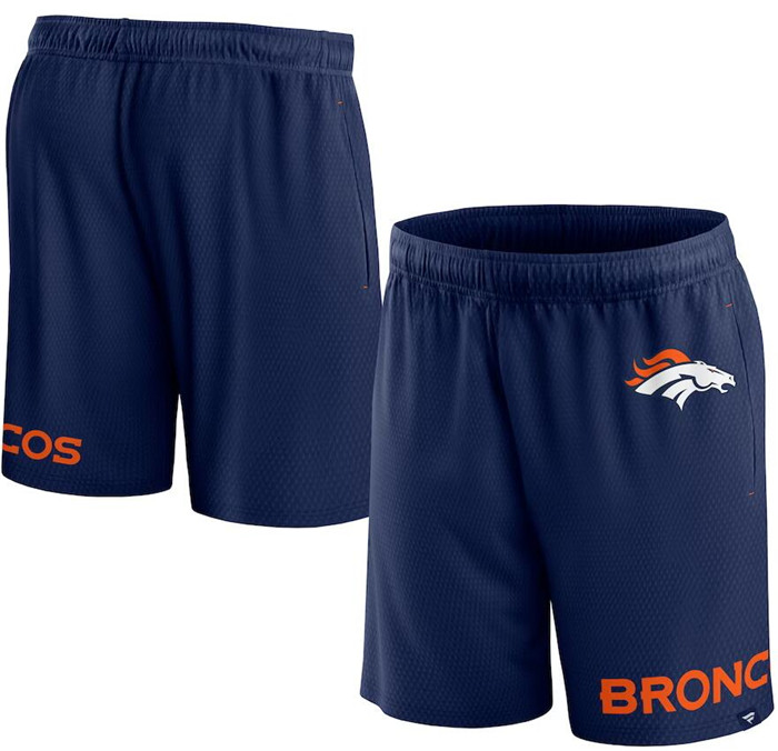Men's Denver Broncos Navy Shorts Men's Denver Broncos Navy Shorts